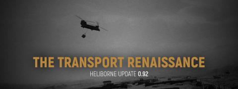 Heliborne Update 0.92 "The Transport Renaissance" Header