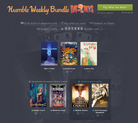 Humble Weekly Bundle: Day of the Devs