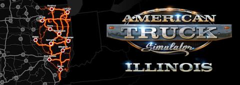 American Truck Simulator: DLC "Illinois" Map
