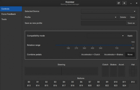 Oversteer GUI