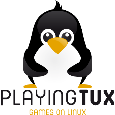 Playing Tux Logo