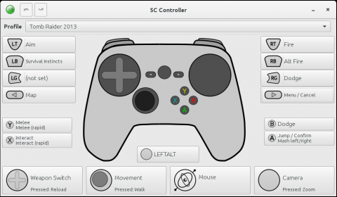 SC-Controller Screenshot