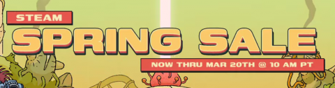 Steam Spring Sale 2025 Header