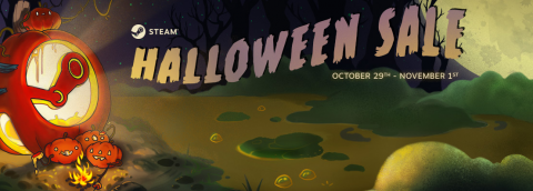 Steam Halloween Sale 2018 English Header