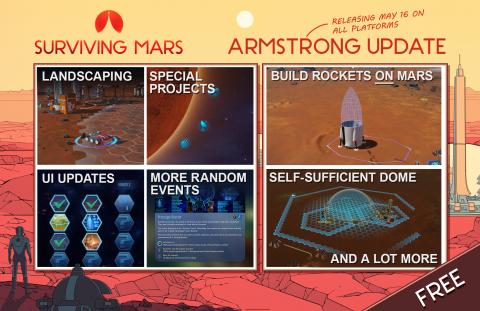 Surviving Mars Armstrong Update Header