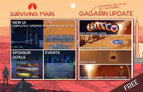 Surviving Mars Gagarin Update