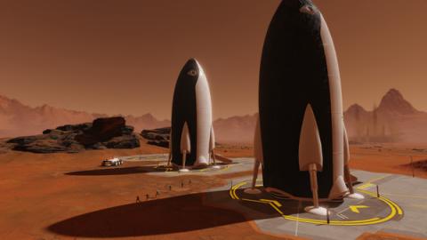 surviving mars space race