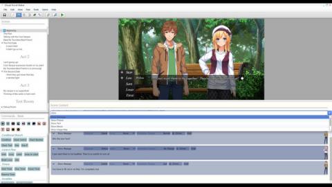 Visual Novel Maker Screenshot