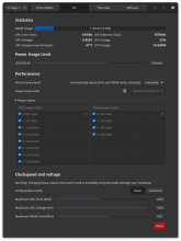 Linux GPU Control Application LACT Screenshot