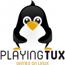 Playing Tux Logo